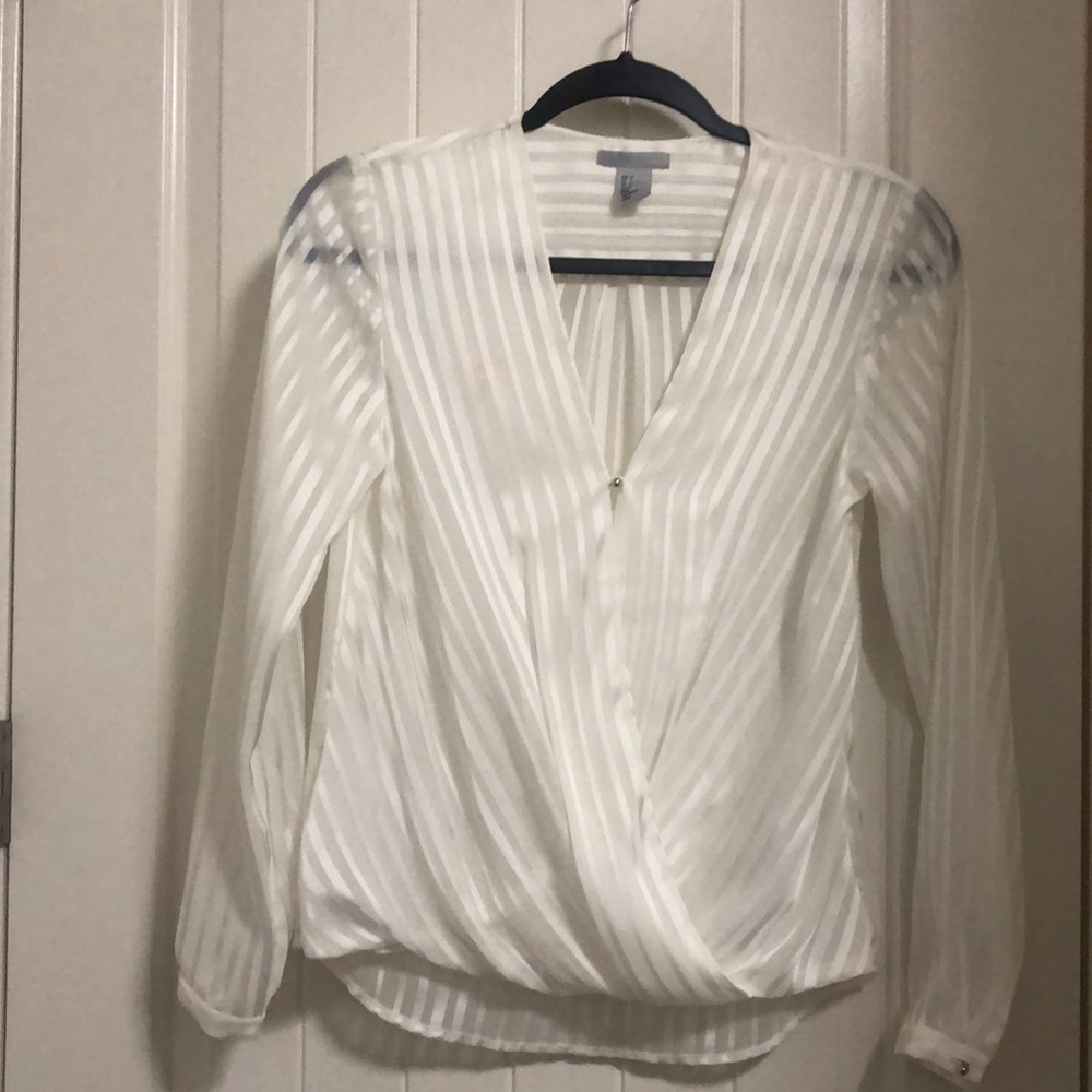 White Blouse H&M Size 4